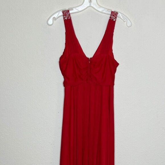 Eva USA Maxi Dress Red - Picture 5 of 9